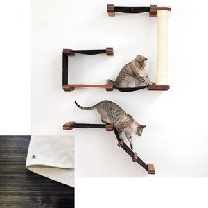NWT CatastrophiCreations Play Wall Mounted Cat Set